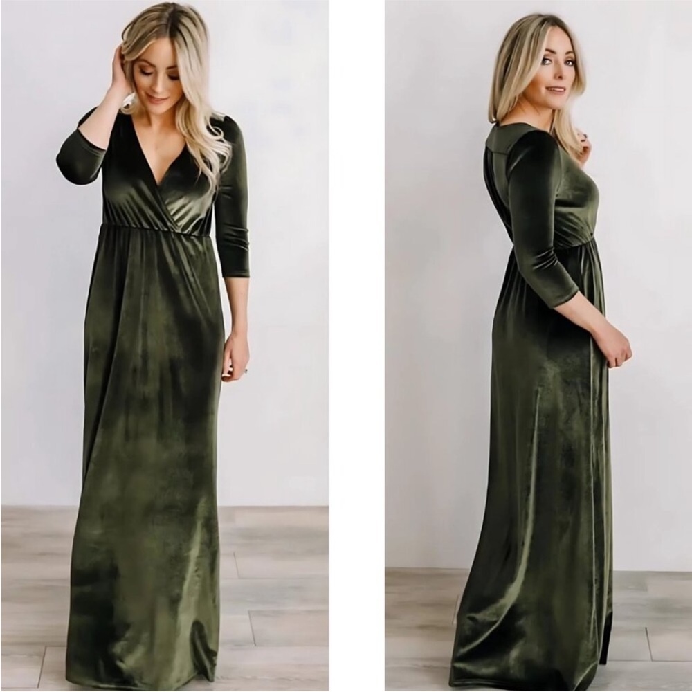 NWT Baltic Born Sofia Velvet Maxi Dress size XL